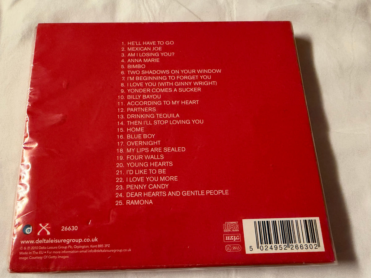 The Best Of Jim Reeves CD New in Package - With Guest Artist Ginny Wright on "I Love You"